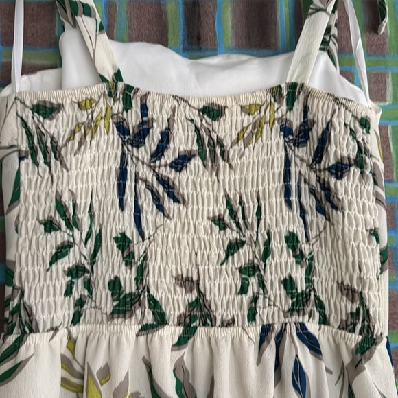 Monteau Los Angeles floral a-line tie strap pocket dress size small - Picture 6 of 10